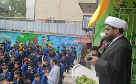 حضور حجت الاسلام والمسلمین شجاع در مدارس و تجلیل از مقام شامخ معلم