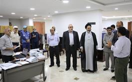 بازدید سرپرست حجاج ایرانی، رییس سازمان حج و زیارت و جمعی از دست اندرکاران از ستاد مکه مکرمه