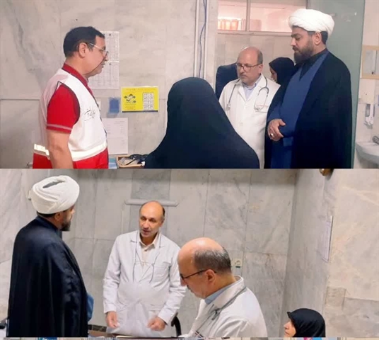 حضور سرپرست حج و زیارت استان در محل انجام معاینات پزشکی حجاج استان و بازدید از روند انجام معاینات